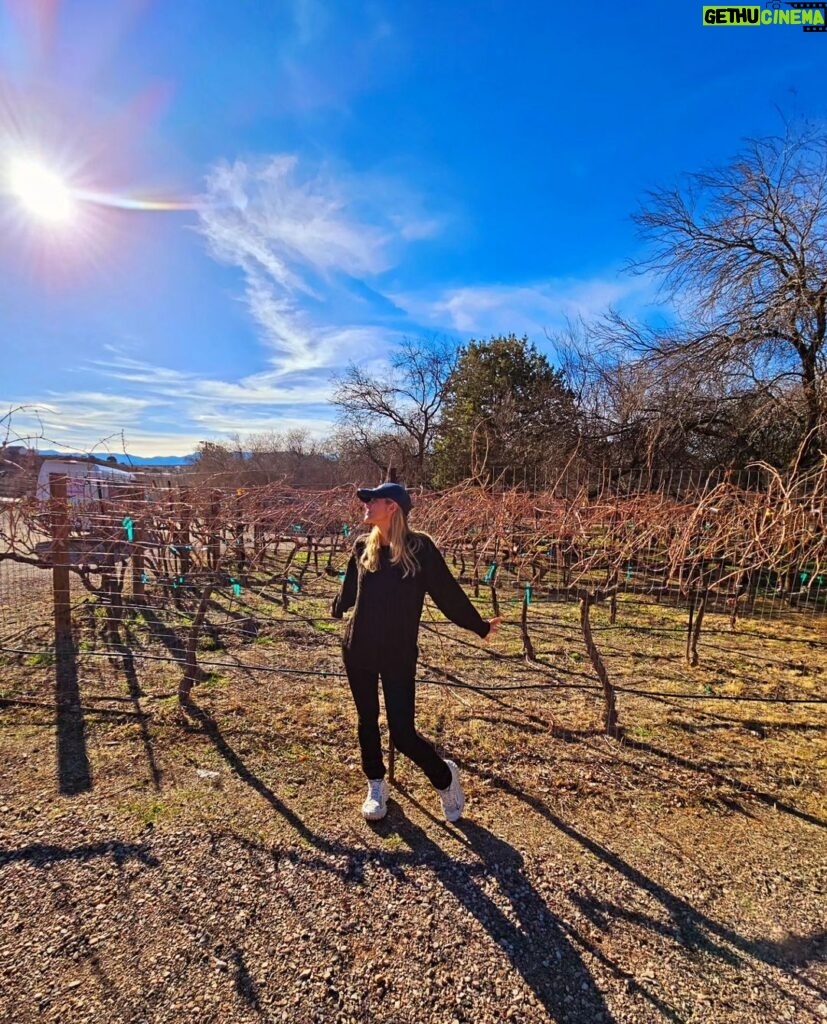 Lívia Andrade Instagram - Nem só de energia se vive por aqui...😉🍷 Depois disso o céu ficou mais colorido , acho que vi luzes diferentes e um Sol que parece flor 🌼 Sedona, Arizona