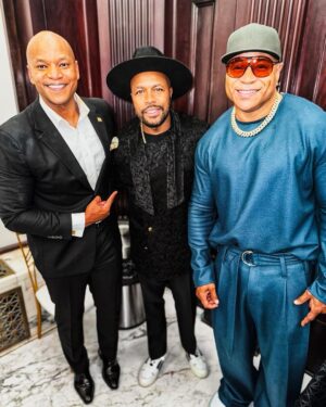 LL Cool J Instagram - Celebrating my brother The Governor  of Maryland @govwesmoore ‘s Birthday with my homie @dnice  what a night!!! @mclyte  tore up the stage!!
