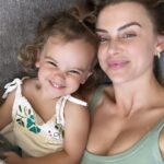 Lala Kent Instagram - A little bit of life lately. I brought my bum out for the @valleybrat.la party. @eastonburningham got mic’d for a monumental moment. Ocean loves Nappy Roots, learned that lala and mama are the same person 🤯, is killing the swim game, and I gave her her first manicure. She chose blue nails 🤍