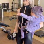 Lala Kent Instagram - When Gigi’s trying to go to the gym at the same time as you.🤍 (Gigi is my Mama / Ocean’s Grandma for anyone who doesn’t know).