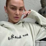 Lala Kent Instagram – Your new hoodies are ready. Let me break it down for you. I had a name tattooed on my arm, and changed it to brand new. The point of that was to take the power away from something and give it new power. I didn’t need to cover it completely. It was never powerful enough to do that. But the new me is powerful enough to take away any significance in that name. Brand new, baby. ShopLalaKent.com