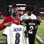 Lamar Jackson Instagram - Jersey Swap shit weird🤣