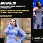 Lana Del Rey Instagram - Wishing @maemuller and my boys Ben & Ed @tapmusic and all of the U.K. the best of luck at the Eurovision finale this year Download the Eurovision app to vote. You can now vote in the US too ❤️ http://eurovision.tv/app