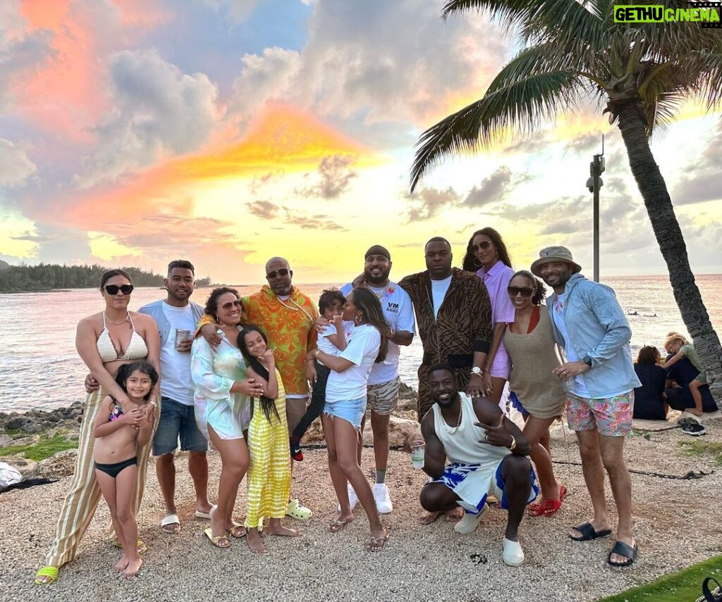 Lance Gross Instagram - North Shore Sunset with the Realest Ones 4.3.23 Turtle Bay Resort
