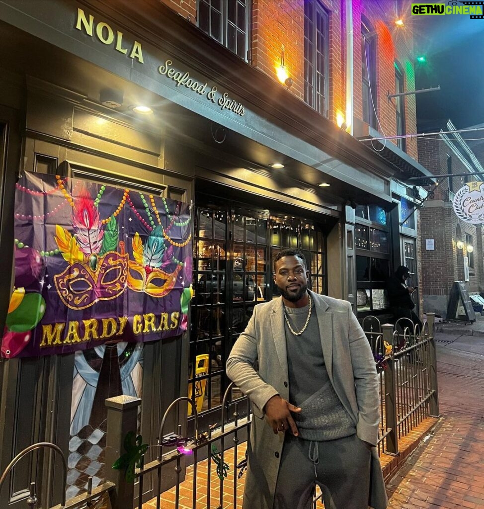 Lance Gross Instagram - BALTIMORE…every damn road/ parkway leads to @nolaseafoodandspirits 🔥. @Codenamerico you & @donniestykes can thank me later 😂 NOLA Seafood and Spirits