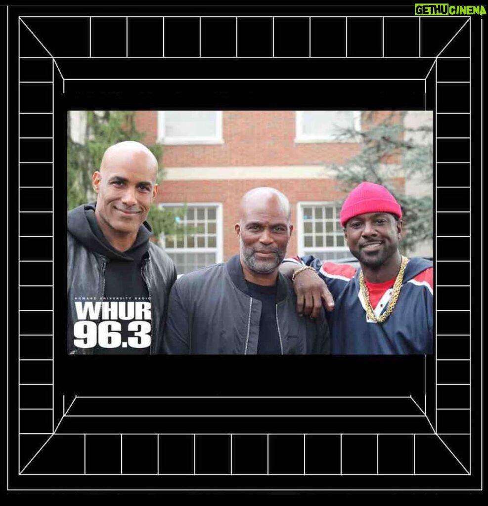 Lance Gross Instagram - @boriskodjoe @therealchrisspencer and me Yard Fest 23 Howard Homecoming