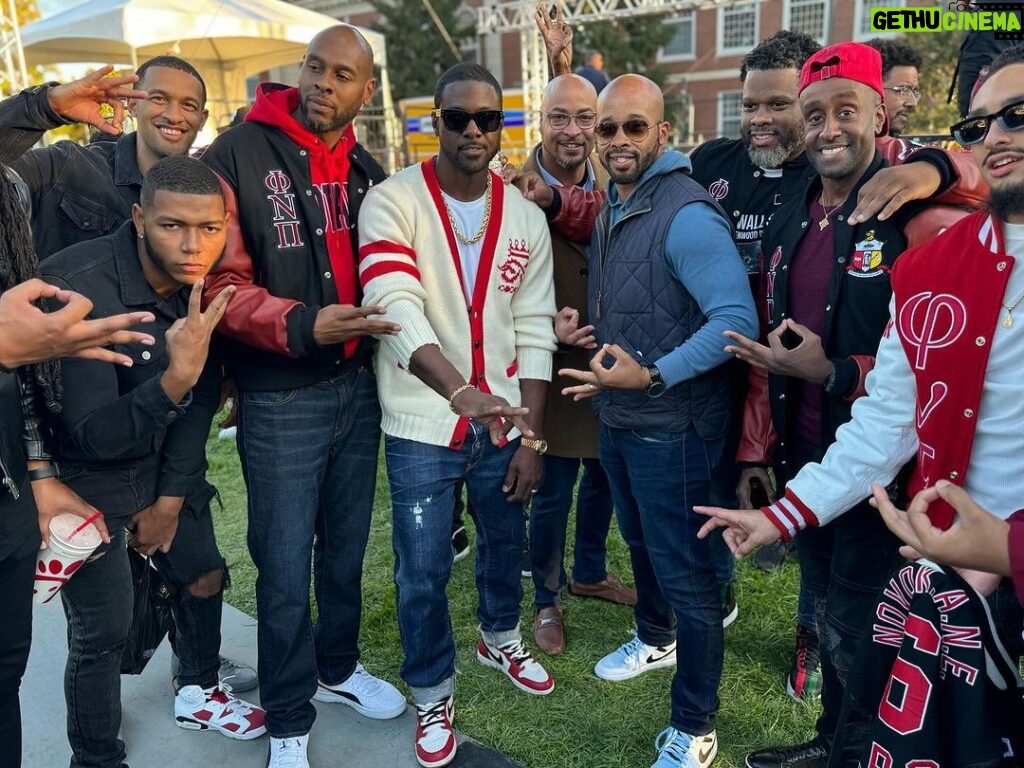 Lance Gross Instagram - Linked up with Xi Chapter
