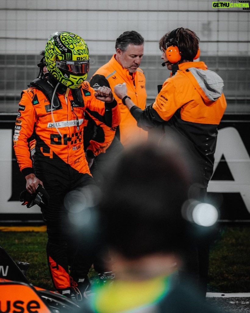 Lando Norris Instagram - laaavly race! points in the kitty and a nice way to start the season. thanks to everyone @mclaren for your hard work. letsgooo.