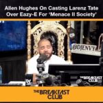 Larenz Tate Instagram – Saw this clip and it truly touched my spirit. Wow! 

Allen & Albert Hughes have had a huge impact on my career! A huge part of my success by believing in me so early on in my career. 

I am forever grateful to The Hughes Brothers! Learned so much from those brothers. Especially Allen! Love those brothers. 🙏🏾💪🏾🤎

Thank You @cthagod @djenvy @breakfastclubam for having my brother Allen on the show! 

Maybe someday we’ll make another classic movie for the culture. 🙏🏾✊🏾