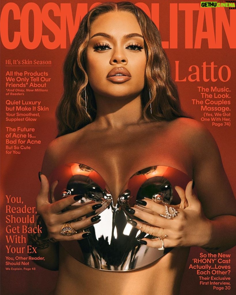 Latto Instagram - @cosmopolitan cover (screaming)