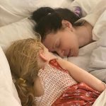 Laura Prepon Instagram - Sleeping in with my 👼🏼💓 Gotta love the weekend.