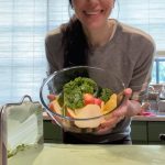 Laura Prepon Instagram - Making some yummy veggie purée for my kiddo to have ready to go in the fridge! #GetYourPrepOn #PrepOn