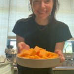 Laura Prepon Instagram - #GetYourPrepOn with some fresh summer fruit! 🍈 Slicing up some cantaloupe for the fam… #PrepOn