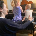 Laura Prepon Instagram - Midday jam session.🎶❤️