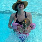Laura Prepon Instagram - Jumping into Friday like… 💦 #tbt #vacationthrowback