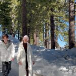 Lauren Orlando Instagram - catching up with each other and nature in @canadagoose ‘s HUMANATURE capsule – their most sustainable collection to date #LiveInTheOpen Lake Tahoe, California