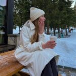 Lauren Orlando Instagram - staying warm Lake Tahoe, California