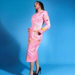 Lavanya Tripathi Instagram - Dressed in hues of pink, where every detail whispers femininity. 🌷 . . . Styled by @rashmitathapa Wearing @khhouseofkhaddar @elevate_promotions Accessories @spillthebead Shot by @pranav.foto