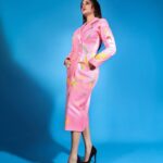 Lavanya Tripathi Instagram - Dressed in hues of pink, where every detail whispers femininity. 🌷 . . . Styled by @rashmitathapa Wearing @khhouseofkhaddar @elevate_promotions Accessories @spillthebead Shot by @pranav.foto