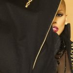 Laverne Cox Instagram - Yesterday for the #SAGawards #LiveFromE #RedCarpet The story of the look: Dante's Revenge Matador Coat @alexandermcqueen F/W 1996 Dante Collection Beaded Choker @jgalliano for @dior S/S 1999 Bodysuit @baotranchi All from my personal archives Custom skirt @morgan_in_nyc Custom gloves @garosparo Earrings @grazielagems .... Makeup @theladydeja Hair @kiyahwright1 Styling @christinajpacelli ..... Photos @sequoiaemmanuelle ... #TransIsBeautiful