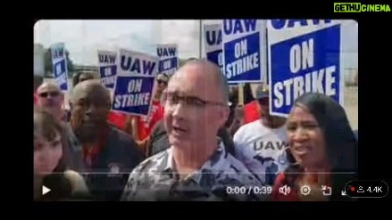 Laverne Cox Instagram - #ShawnFain is turning it out! I stand with all my fellow striking workers. Support union labor! #UAWStrike #UAW #sagaftrastrike