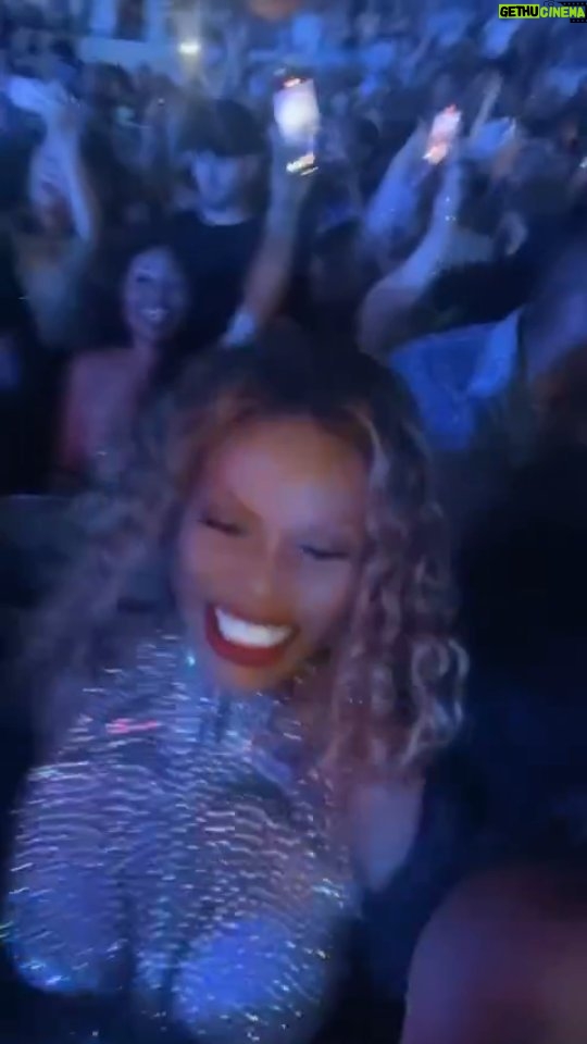 Laverne Cox Instagram - Look around everybody on mute. Very good LA on #BeyDay. @themilajam you are everything for this video edit. Getting to experience #ClubRenaissance for the third time with you and @tracelysette was EVERYTHING! My fucking girls, my family. I love you so much! And the energy of everyone in our section was ICONIC!!! Music, art and love are synopsis when it's done right. @beyonce set the stage and it was impeccable.