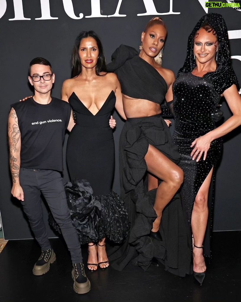 Laverne Cox Instagram - What a night celebrating @csiriano's 15th anniversary. Thank you Christian and congratulations! I can even write about the moment from the night that had me shooketh in the best way to my core, to my root Chakra, my toes and back up again. I'm still processing. There are not words. Thank you Christian for that moment. Damn God is good!!! Photos courtesy of @gettyimages ... #nyfw #TransIsBeautiful