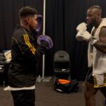Le'Veon Bell Instagram - last night was CUHHHRAZYYY 😵‍💫😤🤧💪🏾🔥💥🥊🖤