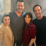 Lea Michele Instagram - We had some amazing friends come by @funnygirlbwy this week! @zooeydeschanel @jonathanscott & #hannahwaddingham 😍