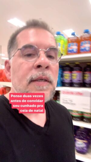 Leandro Hassum Instagram - Cunhado na ceia! Chamar ou não chamar eis a questão!
A minha resposta eu já sei. A dica tá no final.