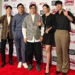 Lee Hanee Instagram - NYAFF Red carpet ❤️ . 킬링로맨스 가족들과 같이여서 더 감사했던 🙏