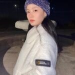 Lee Hi Instagram - 보들보들 뽀송뽀송해✌️😮✌️ @ng_apparel #내셔널지오그래픽어페럴 #내셔널지오그래픽숏패딩