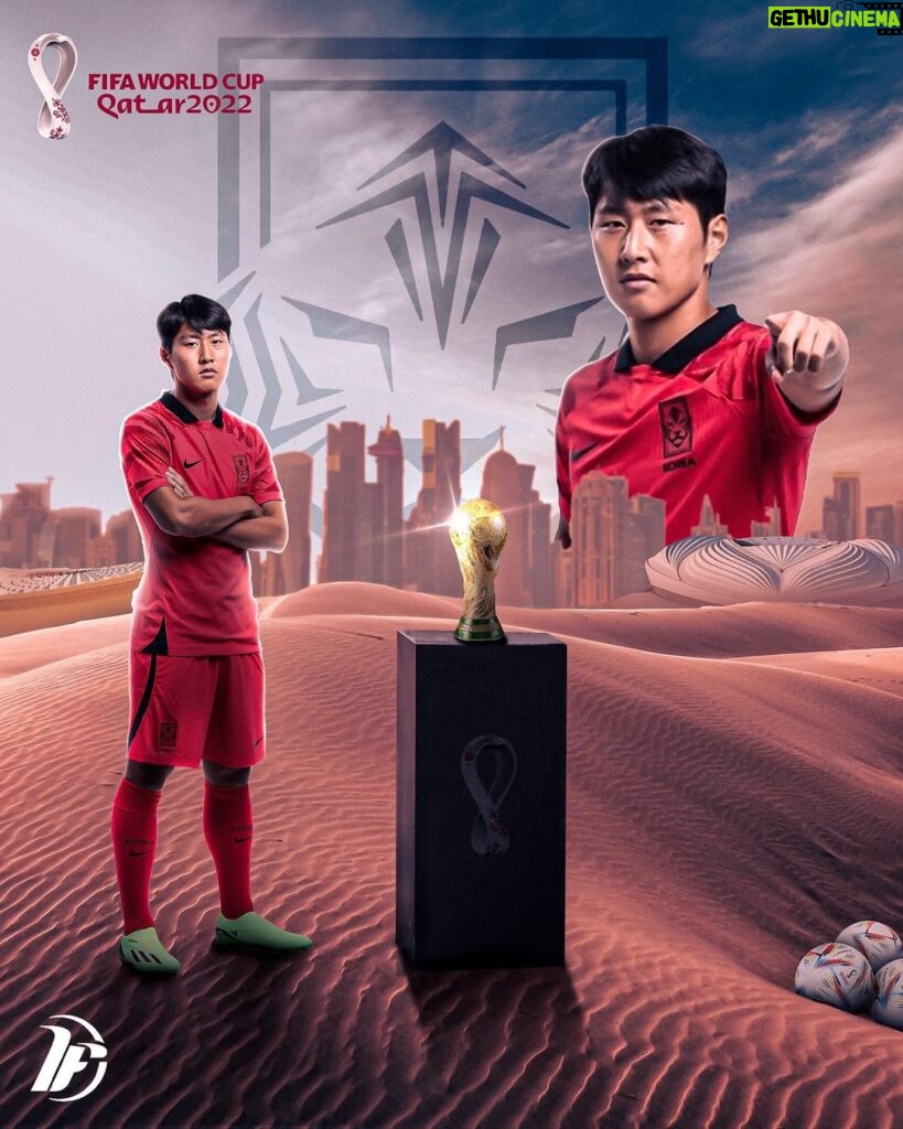 Lee Kang-in Instagram - Ready for #Qatar2022 ⚡️⚽️ 🔛 @fifaworldcup 🌏🇰🇷 @thekfa