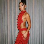Leigh-Anne Pinnock Instagram - What a night! 🔥 Fashion awards with the beautiful @chet__lo thank you for my custom look! I am obsessed 😩😍 the best night with you, @lisarinna and @charleskeithofficial ❤️❤️❤️ @britishfashioncouncil