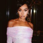 Leigh-Anne Pinnock Instagram - It's giving 90s Black Beauty Magazine 😍🖤 fun night at the @britishvogue @mrselfportrait party! This dress was everything 😩