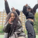Leigh-Anne Pinnock Instagram - A little something we came up with 🍀 let me see if you can keep up 💃🏽 show me your version and don’t forget to download #DontSayLove on iTunes! Shout out to my faves @melycrisp @nicolehastings_ and @spacetocreate.art 🙏🏽🍀💚