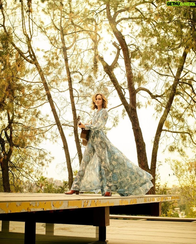 Leighton Meester Instagram - This is one of my favorite shoots ever- I had so much fun and it was such a supportive team who made me feel super comfortable- even though I climbed on a roof and wore a swimsuit. I got to talk about my favorite things- family, @singleparentstv, surfing and cereal. Full discretion, at first I felt unqualified to do it since I’m not a diet and exercise person- but that’s what they were after! The real life delicate imbalance of what it means to work, be a mother, and try to find time to eat/shower/sleep. ❤ @shape
