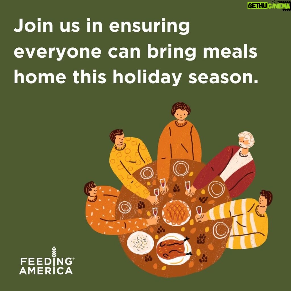 Leighton Meester Instagram - As families and friends come together to share meals and celebrate this holiday season, you can help millions of people facing hunger. Join @FeedingAmerica in the movement to end hunger in America at feedingamerica.org/holiday