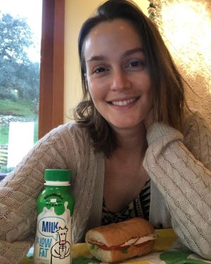 Leighton Meester Instagram - I’m proud to once again partner with @shamrockfarmsmilk and @Subway for the second year to support my friends at @FeedingAmerica on National Milk Day. An easy way to get the whole family involved in giving back, head to your local Subway Restaurant and for every kids’ meal purchased with a milk on Jan 11, 2020, $1 will be donated to Feeding America to help feed people in need. Join us in our fight against hunger #sponsored