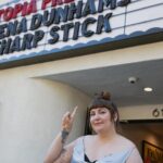 Lena Dunham Instagram - We Sharp Stick together like… #SharpStick premieres this weekend in NYC and LA! Link in bio for tickets and show times 🎥 dress: @factory.newyork @paulburgo makeup: @mollygreenwald hair: @brianfisherhair 📸 @julieeelogan Brain Dead Studios