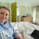 Lena Dunham Instagram - For someone who loves change, it’s easy to do too little of it. It’s easy to think it’s happening as you’re rattling from place to place, outfit to outfit, short bangs/long bangs/nose ring/no nose ring. A person who answers emails within moments/a person who says fuck it/a person who tells other people how healing isn’t linear and then holds themself to linear standards she can’t achieve without hurting herself.  In a world where so much feels urgent and out of our control, I can write radical transformation better than I can create it. Isn’t it funny how our greatest desires can feel the most abstract? Pushing toward a new version of yourself, maybe the person you always saw when you played “grown up” with friends at tea parties. My favorite game was always “college girls”- let’s play cool college girls who can make their own food, set their own bedtimes, walk down the street boldly at night. Little me didn’t know how far some of these simple adult goals would feel at times- making pasta? Fuck you, little me, are you taunting me? I’m eating crackers with olives smashed on them. Fuck you, current me, you deserve better than stale crackers. No, no you don’t. Why are you being so mean to yourself, Lena? Can you name one good reason besides that you heard someone else do it?  This summer I committed to listening to myself- nothing more and nothing less- not trying to erase the noise with new new new/more more more/green hair/blonde hair/anklet/no anklet/nicotine/no nicotine/nicotine again. I didn’t always like what I heard, but I let it live because that was the commitment I made to myself. And it’s been a small shift, a quiet shift, but a deep one. The other day I told my mother I had said no to someone- a simple no, a silly no, but she could hear my voice, assured and calm, like a cool college girl. And she looked at me- sweaty nightgown, obsessively wailing on my laptop like I have since I was 15- and she said “you’re growing up so fast.”  She meant it. I believed it. Summer is almost over. I can’t wait to tell the kids at school what I did.