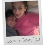 Lena Dunham Instagram - A lot of COVID testing went into being reunited with my true blue 💙 after a full year- the longest we’ve been separated since the 7th grade (save for one very strange moment in college that we don’t really like to talk about where I visited her in Rhode Island and she avoided me and the only glimpse I caught of her during the whole trip was when she streamed by on the back of this guy Tristan’s moped.) This pandemic has reframed many things for me, but one of them is to never take being nestled in this velour armpit for granted again. I love you Jem.