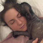 Lena Dunham Instagram - Ingrid, From the moment you were placed in my arms, trembling and bumpy and roughly the size of a honeydew melon, I knew that I belonged to you. A lot of life had to happen for us to locate each other on this vast earth, but you came along right in time- during some of the loneliest and most confusing moments, you have been my reason to strap on a smile and meet the world (or to burrow in bed- I remain convinced you have totally understood the entire arc of Bachelor in Paradise.) We are both an acquired taste, but our imperfections fit together as snugly as the two of us on a long car ride. When you itch, I itch. When you snore, I snore. Happy 5th birthday (or is it 5000th) to the lumpiest troll in the history of lumpy trolls. @attawalpa and I love you so much it aches and we will always put ointment on the tips of your ears. Thank you to @apurposefulrescue for giving me the only cuddles that matter from my truest friend. It's a cliche for a reason: a rescue rescues you! I got lost so you could find me. Love infinity, Mumma