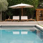 Lesley-Ann Brandt Instagram - The riviera loungers by @skagerak and my personal favorite tea drinking spot. This year we washed, oiled and brought back the beautiful natural wood colour.☀️ #skagerak #pool #backyard #gifted