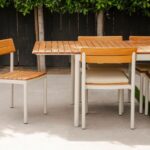 Lesley-Ann Brandt Instagram - It’s been a @skagerak summer. We’ve shared meals and laughs with friends and family around our gorgeous Pelago table and chairs. Made sustainably with Scandinavian design, we look forward to many more memories. Thank you @skagerak and @camillavest ❤️ #skagerak #gifted #backyard
