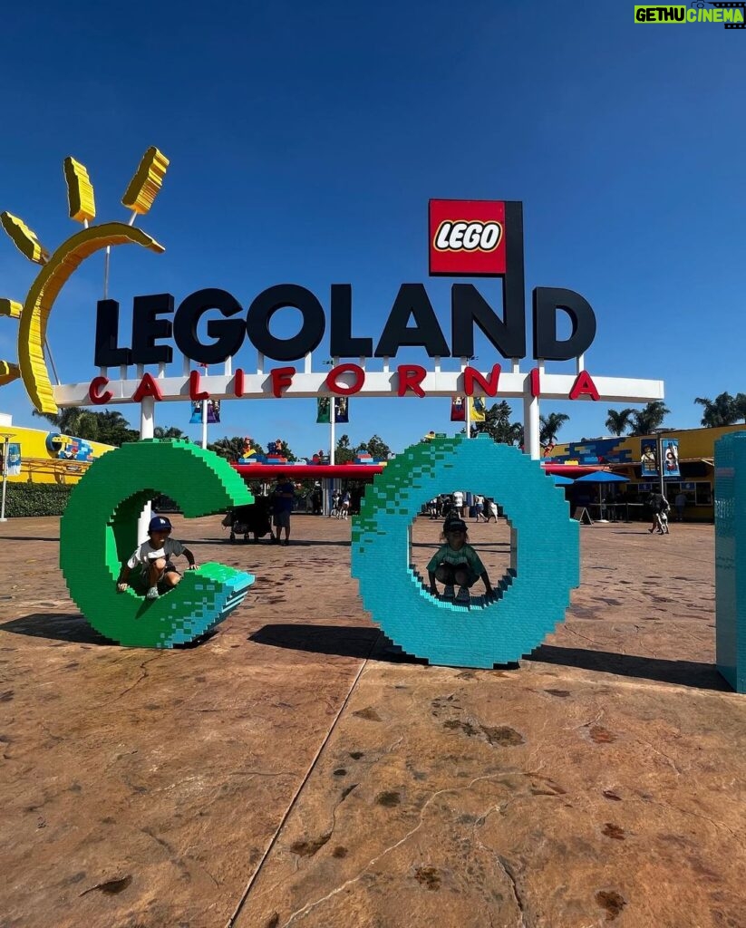 Lesley-Ann Brandt Instagram - Twas a day! Thank you @legolandcalifornia for making a little boys dream come true. (Keep swiping for what is possibly my favorite Kingston photo ever😂) Happy birthday King! #legoland