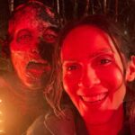 Lesley-Ann Brandt Instagram - Won’t lie, first time I saw one on set, I kind of geeked out. 🧟‍♂️