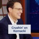 Leslie Jones Instagram - The moment when @lesdogggg finally met her news crush Steve Kornacki (@steve01450)