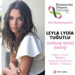 Leyla Lydia Tuğutlu Instagram - Merhabalar, 29 Ekim benim doğum günüm. Yeni yaşım, bu sene yine ve yeniden güzellikler ile gelsin diliyorum. @iyilikpaylas platformu üzerinden @kansersizyasam için kampanya açıp doğum günümü bağışladım. Bana hediye olarak göndereceğiniz destekler sayesinde güldürebileceğimiz çocuklar için; şimdiden hepinize çok teşekkür ediyorum. Bağış linki Bio'mda. Sevgiler...💖