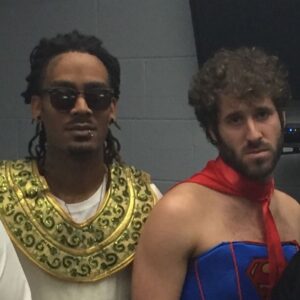 Lil Dicky Instagram - HAPPY MOTHERFUCKING BIRTHDAY to the yin to my yang, my partner in crime, my hype man, but a man who I will hype up until the day I die, my BFF, the GOAT, @gedgata !!! Now go watch the new @daveonfxx tonight as a gift to him. I love you Davionte Ganter!
